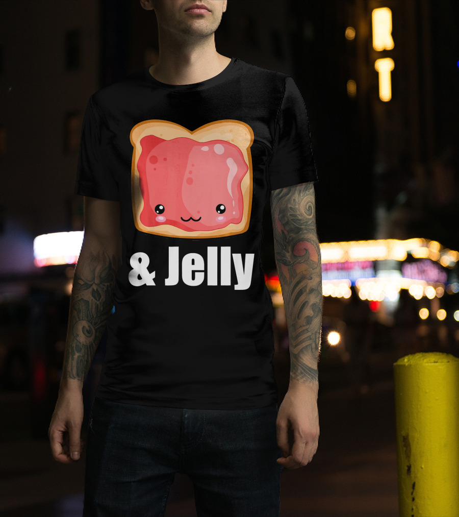 Kawaii Jelly Toast Cute Cartoon PB&J Matchi T-Shirt