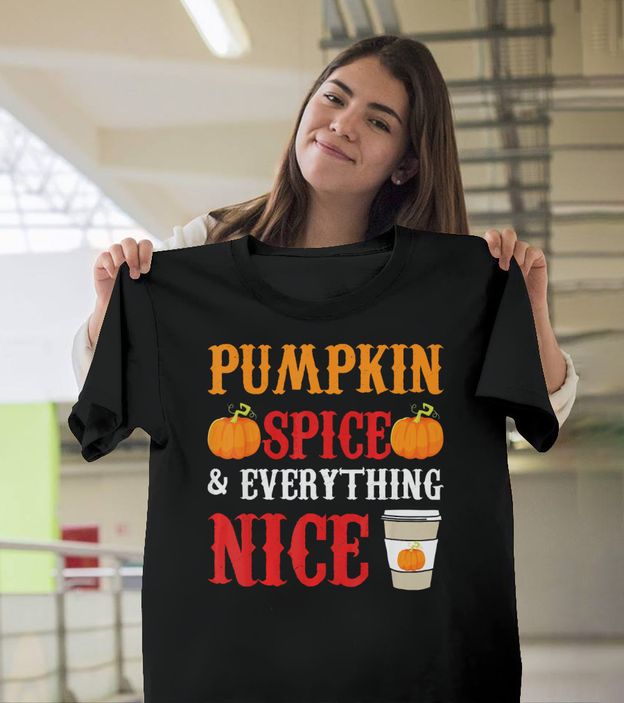 Pumpkin Spice and Everything Nice Coffee Halloween Costume T-Shirt
