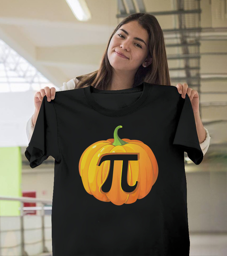 Pumpkin Pi Symbol Halloween Mashup T-Shirt
