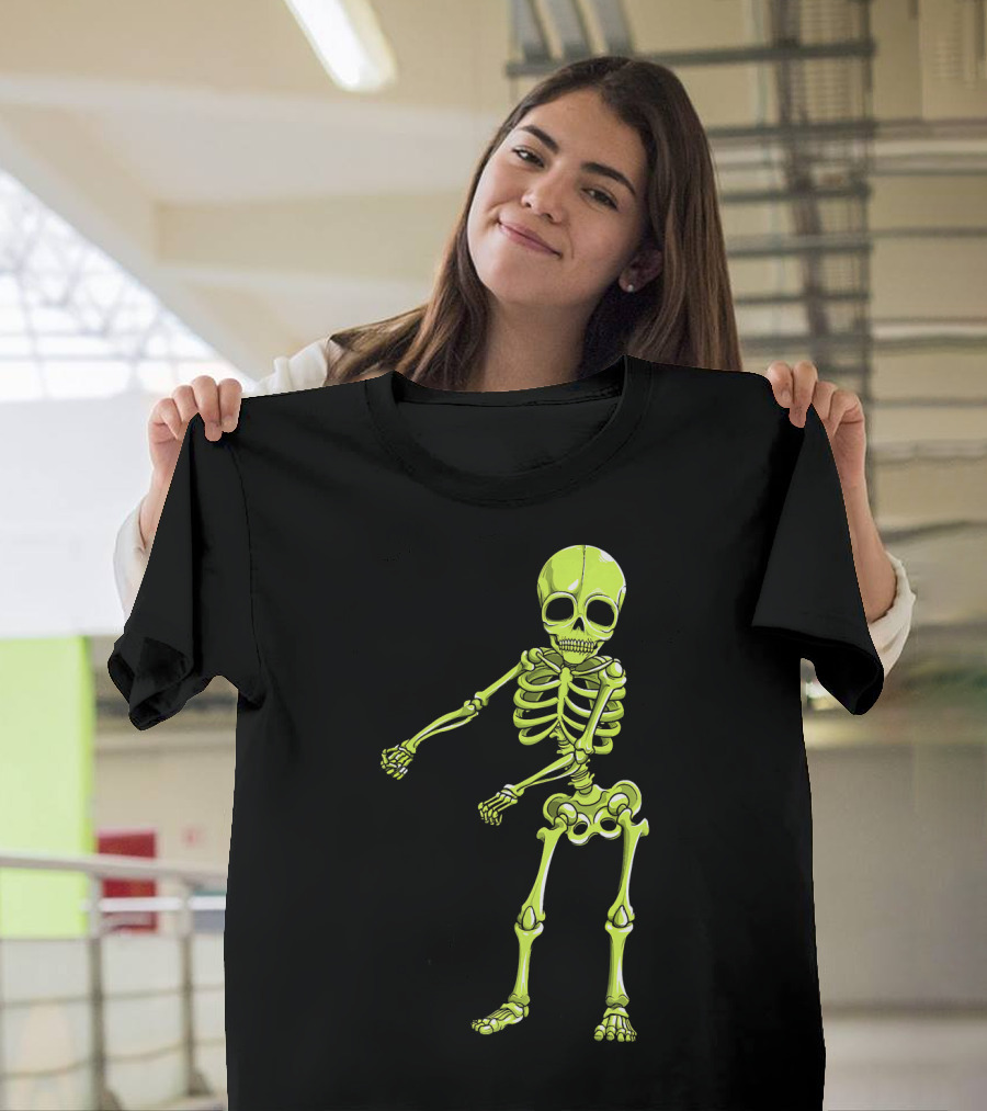 Floss Dance Neon Skeleton T-Shirt