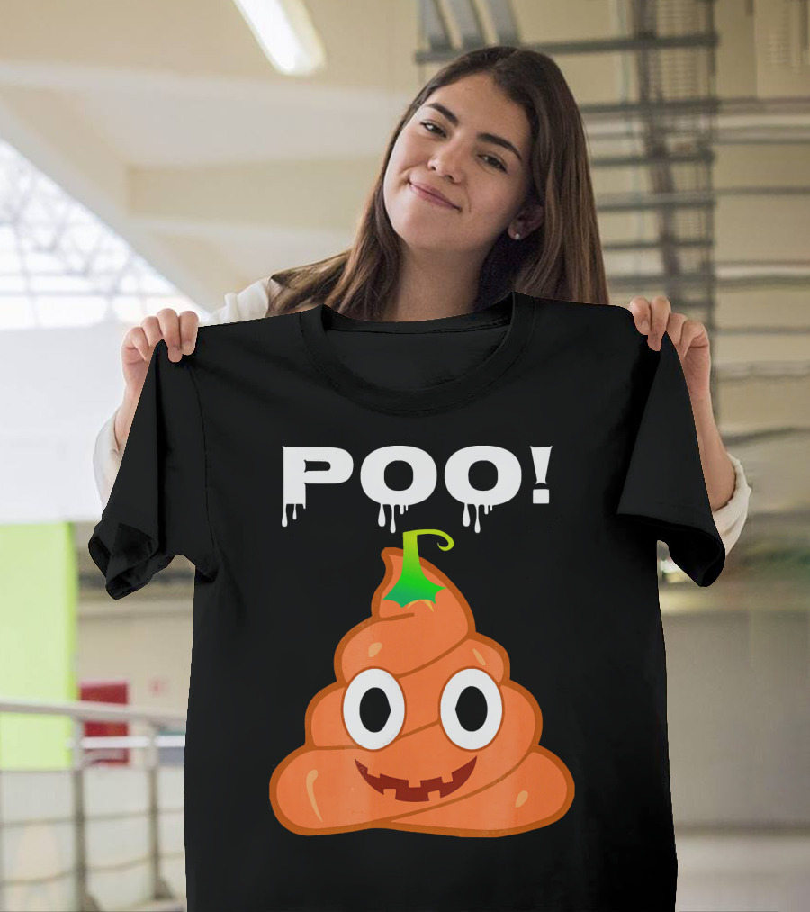 Poo Halloween Pumpkin Boo Fun T-Shirt