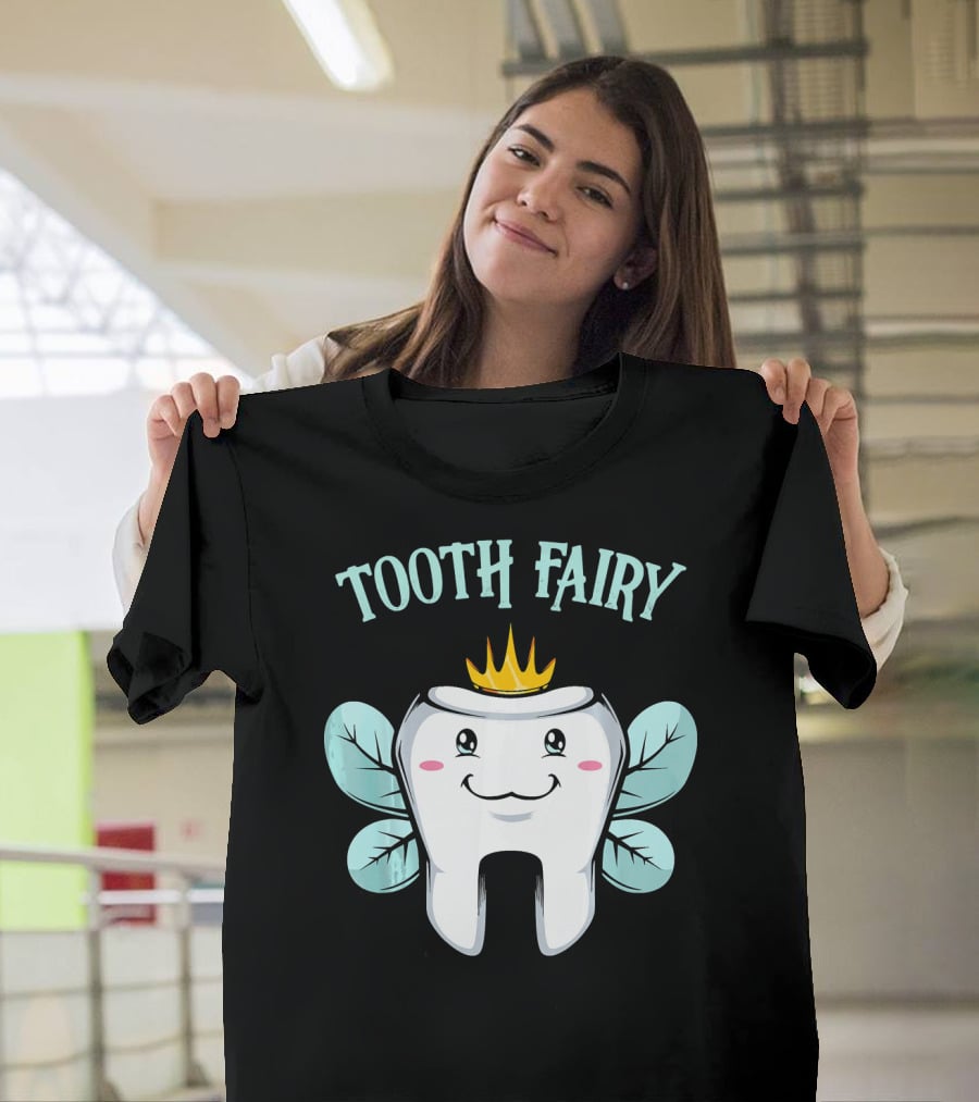 Tooth Fairy Crowned Fantasy Halloween Costume T-Shirt