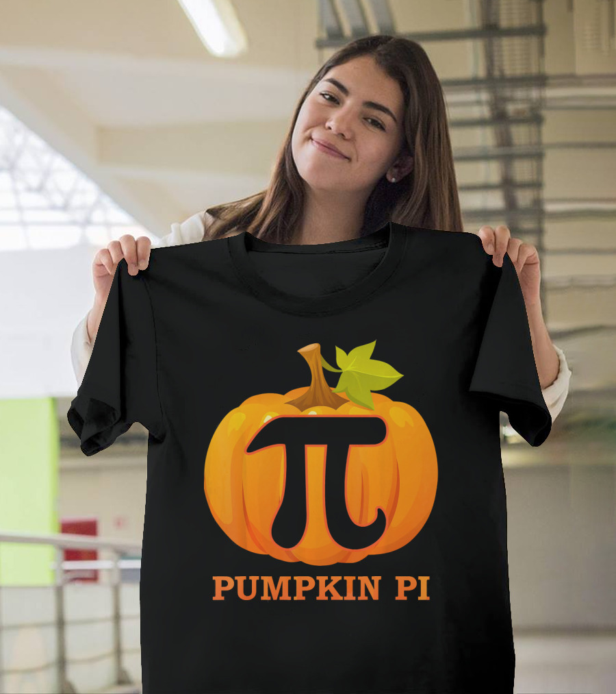 Pumpkin Pi Halloween Costume Math Pie T-Shirt