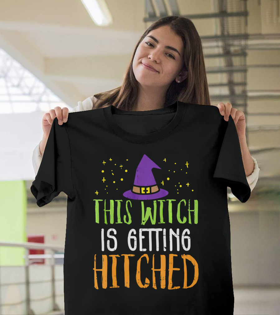 This Witch Is Getting Hitched Halloween Marriage T-Shirt