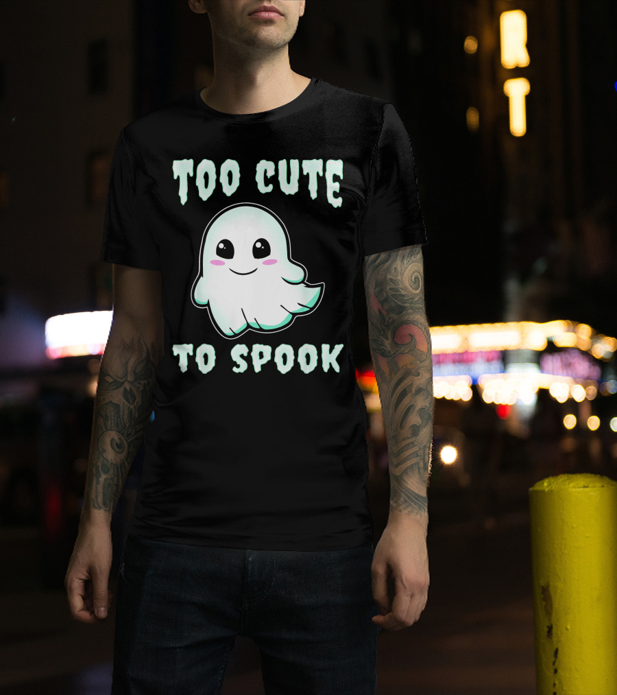 Too Cute To Spook Ghost Charm T-Shirt
