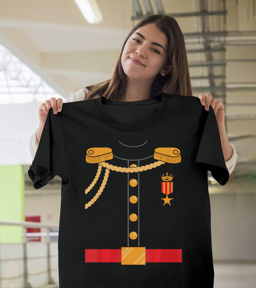 Prince Costume Fairy Tale Royal Prince Regal Jacket Emblem T-Shirt