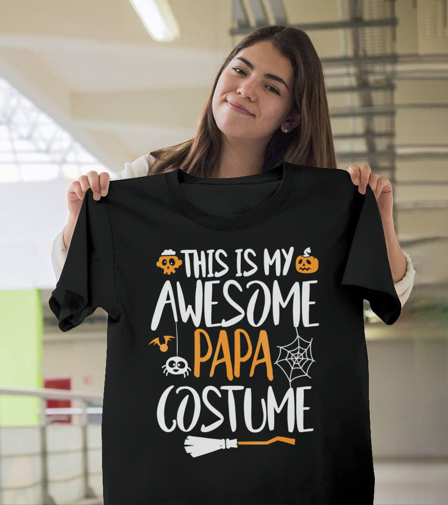 This Is My Awesome Papa Halloween Costume T-Shirt