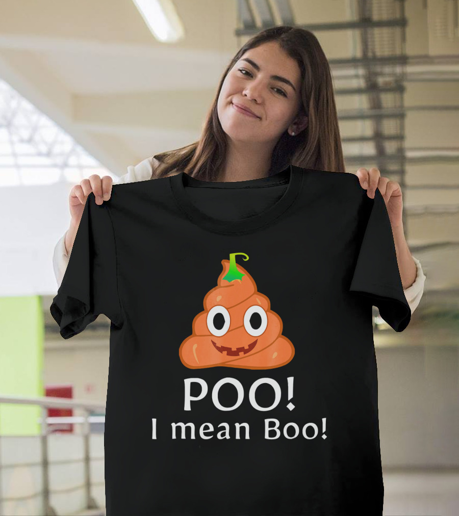 Poo Emoticon I Mean Boo T-Shirt