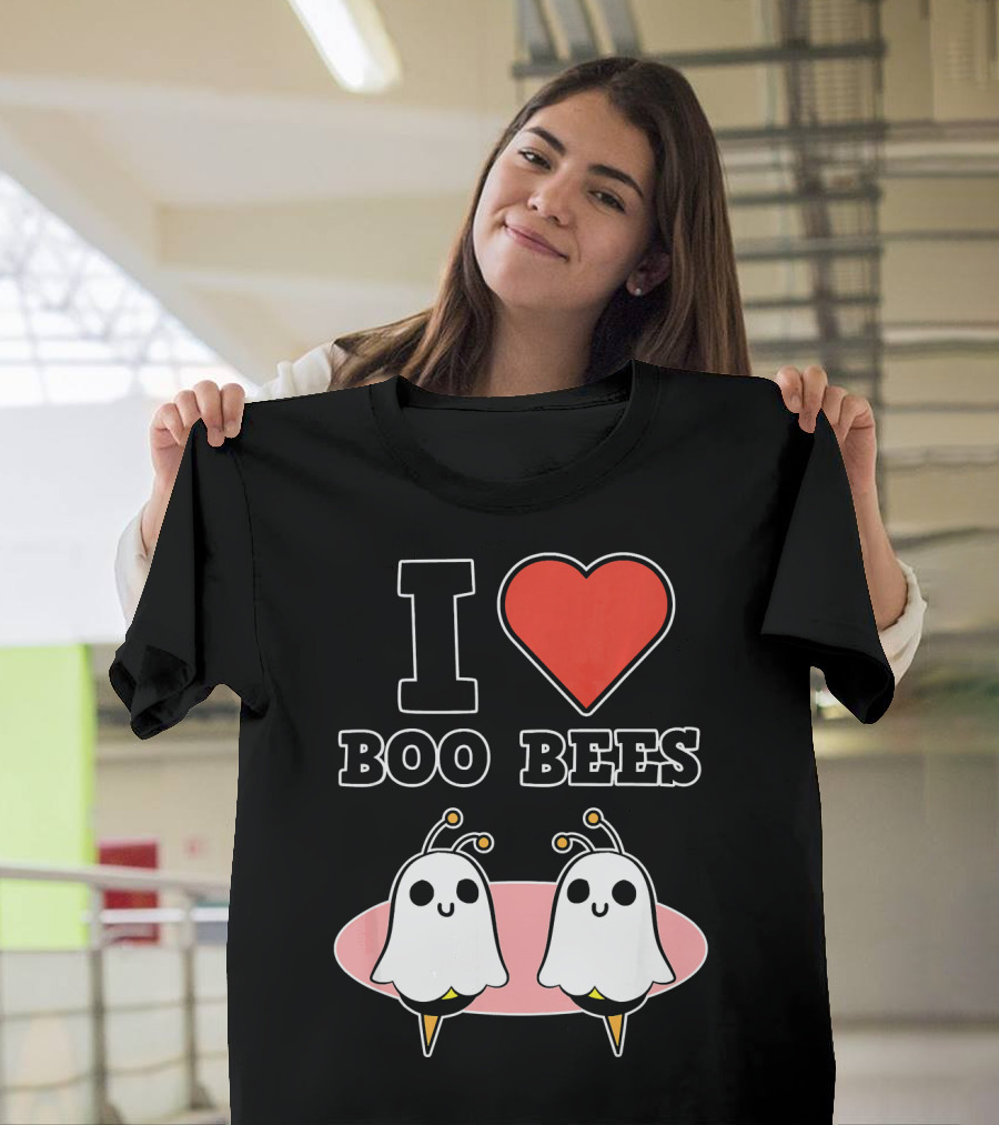 I Love Boo Bees Halloween T-Shirt
