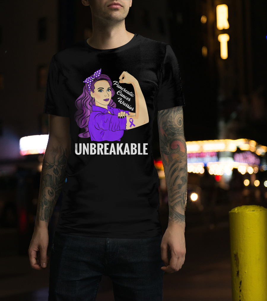 Unbreakable Pancreatic Cancer Warriors T-Shirt
