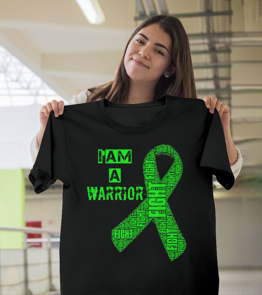 I Am A Warrior Fight Lymphoma Cancer Awareness T-Shirt