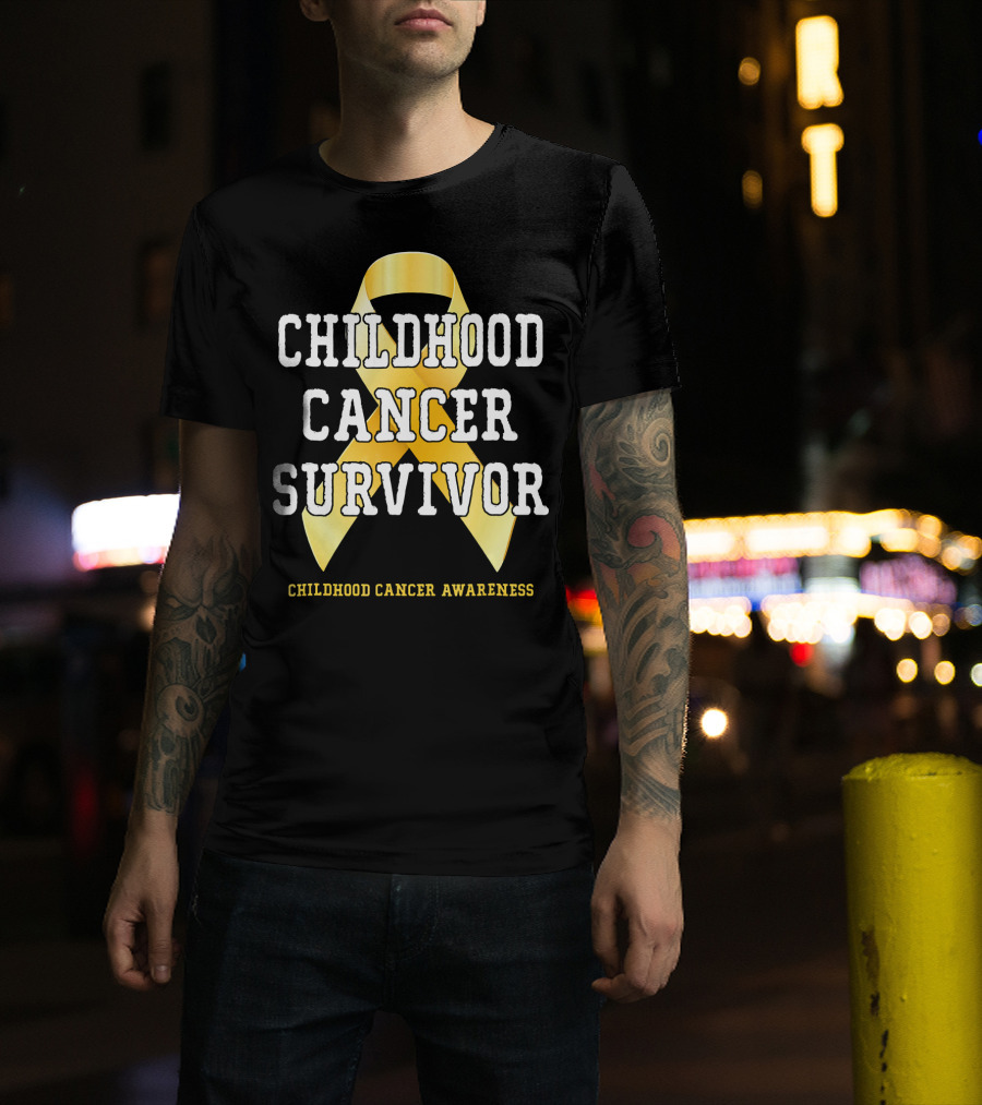 Childhood Cancer Survivor Childhood Cancer Awareness T-Shirt