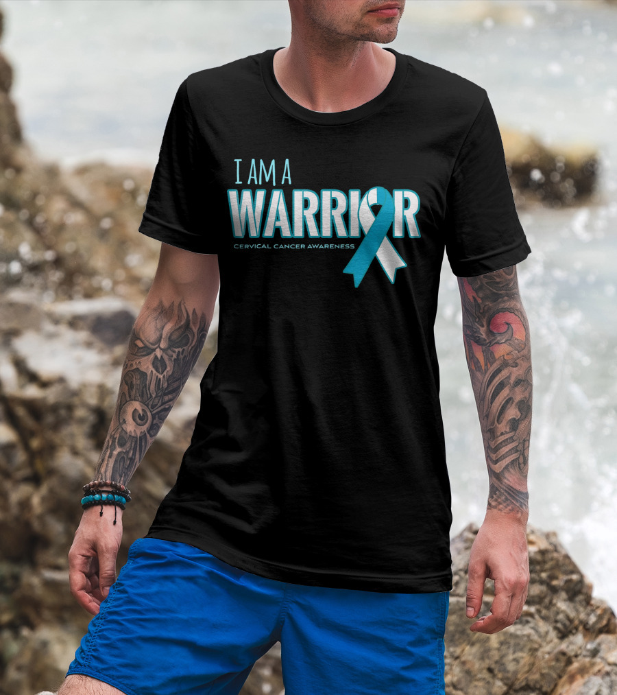I Am A Warrior Cervical Cancer Awareness T-Shirt