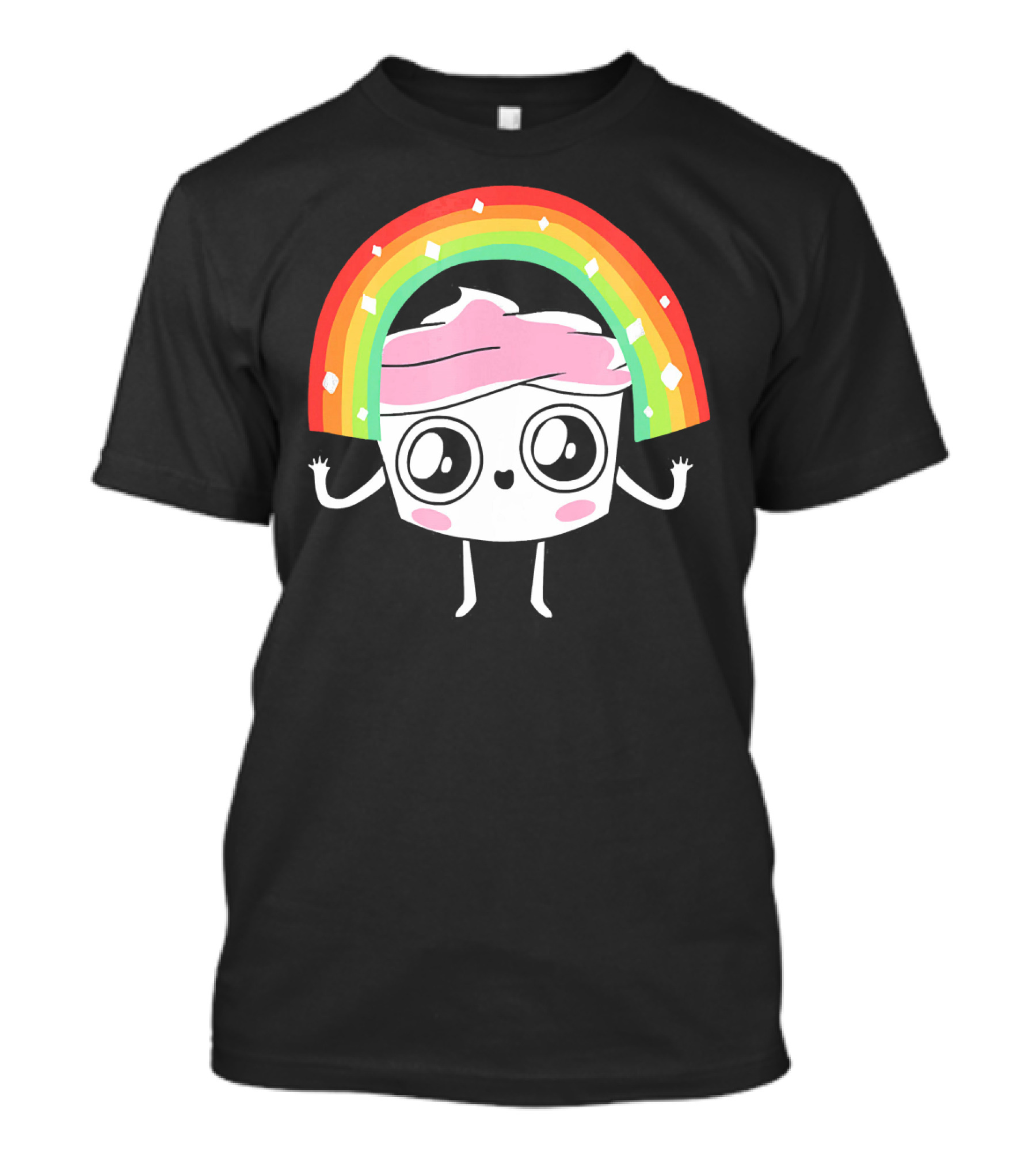 The Good Advice Cupcake Kawaii Rainbow Delight T-Shirt