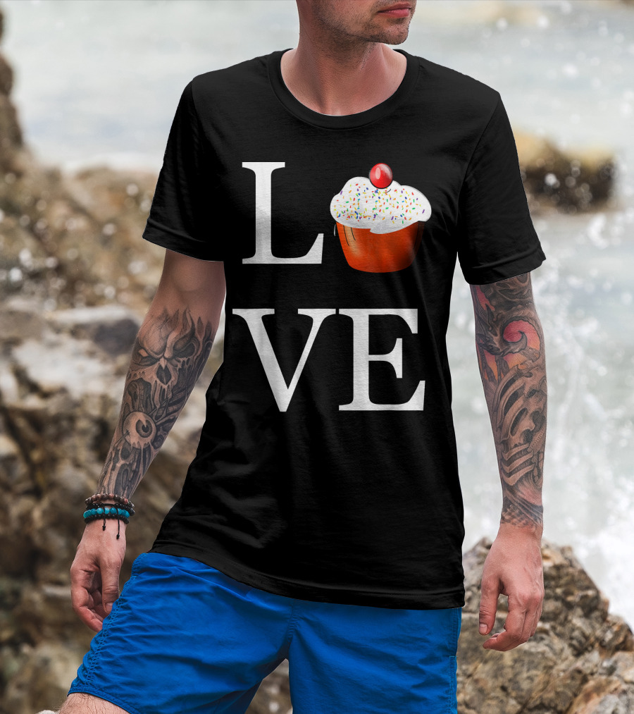 Love Cupcake Sprinkle Delight I Love Cupcakes T-Shirt
