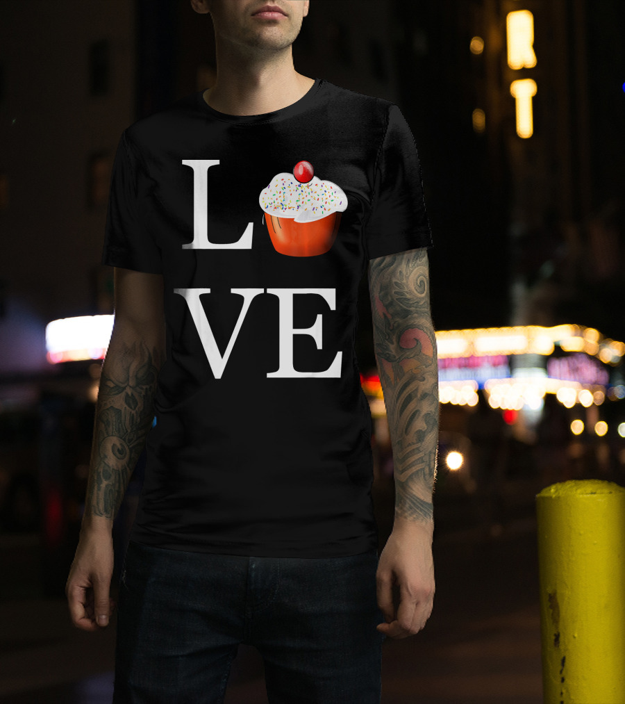 Love Cupcake Sprinkle Delight I Love Cupcakes T-Shirt