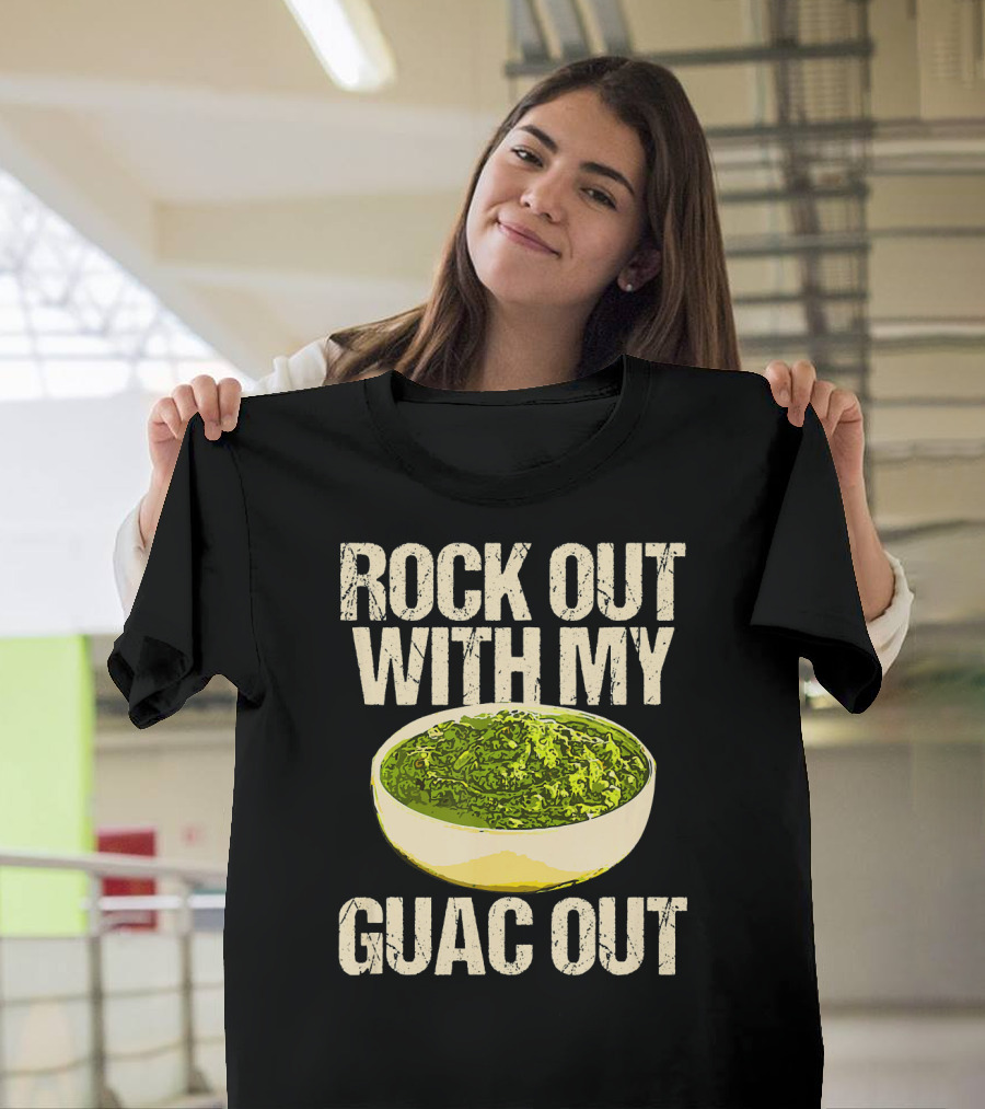 Rock Out with My Guac Out Guacamole Dipp Bowl T-Shirt