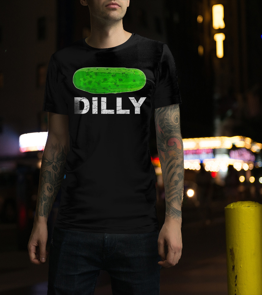 Dilly Pickle Dilly Bad Pun Humor T-Shirt