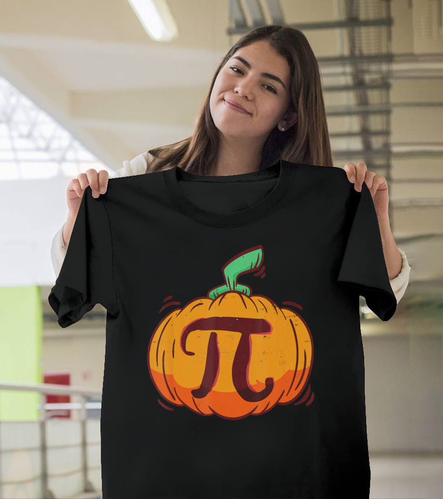 Funny Pumpkin Pi Math Halloween Joke T-Shirt