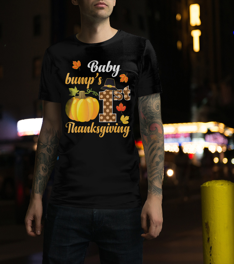 Baby Bump's 1st Thanksgiving T-Shirt