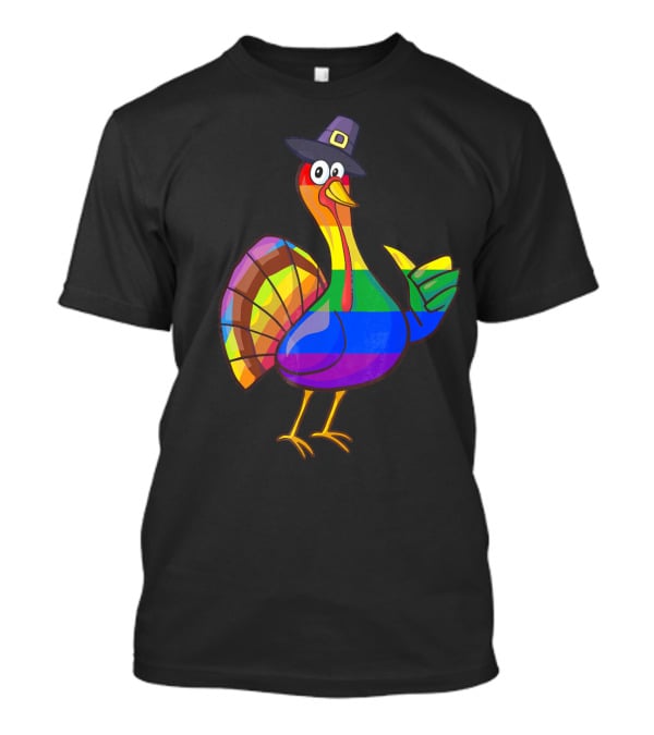 Colorful Turkey Pilgrim T-Shirt