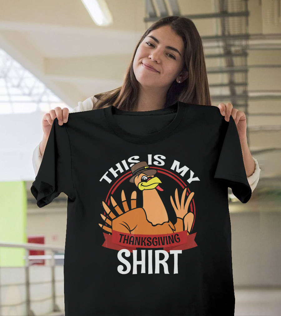 This Is My Thanksgiving Turkey Pilgrim T-Shirt