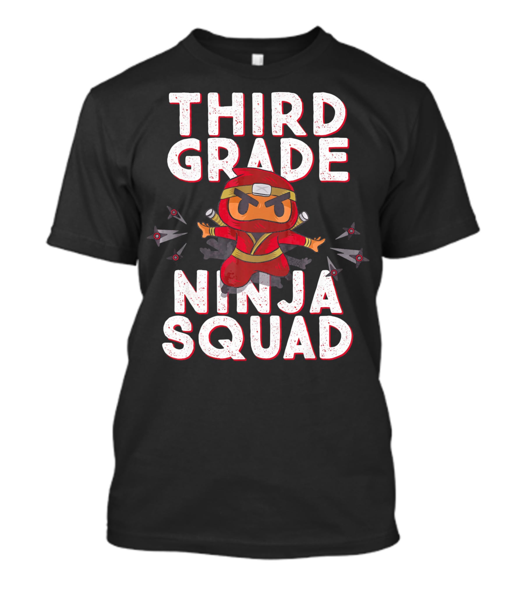 Third Grade Ninja Squad Fun Back To School T-Shirt