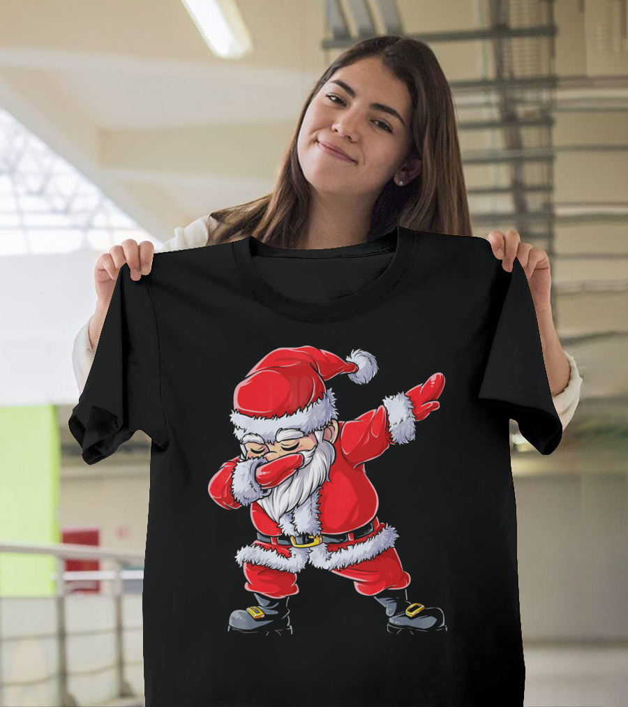 Christmas Santa Claus Dabbing T-Shirt