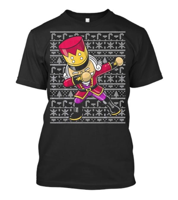 Christmas Nutcracker Dabbing Ugly T-Shirt