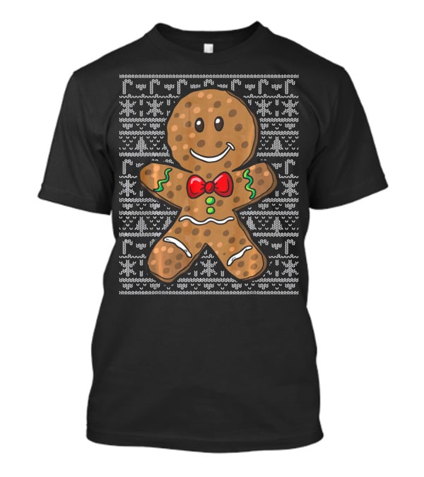Gingerbread Man Christmas Holiday T-Shirt
