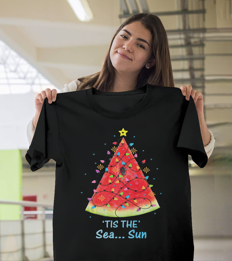 Melon 'Tis The Sea. Sun Christmas In July T-Shirt