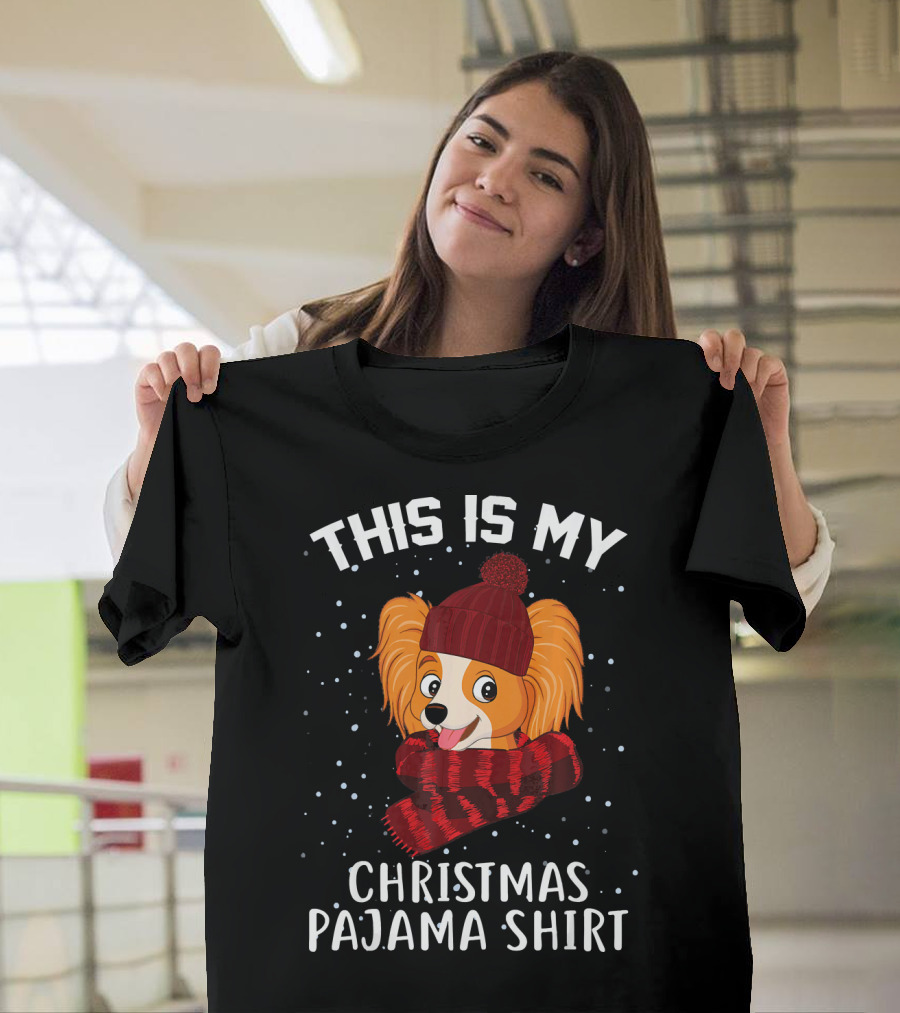 This Is My Christmas Pajama Shirt Papillon T-Shirt