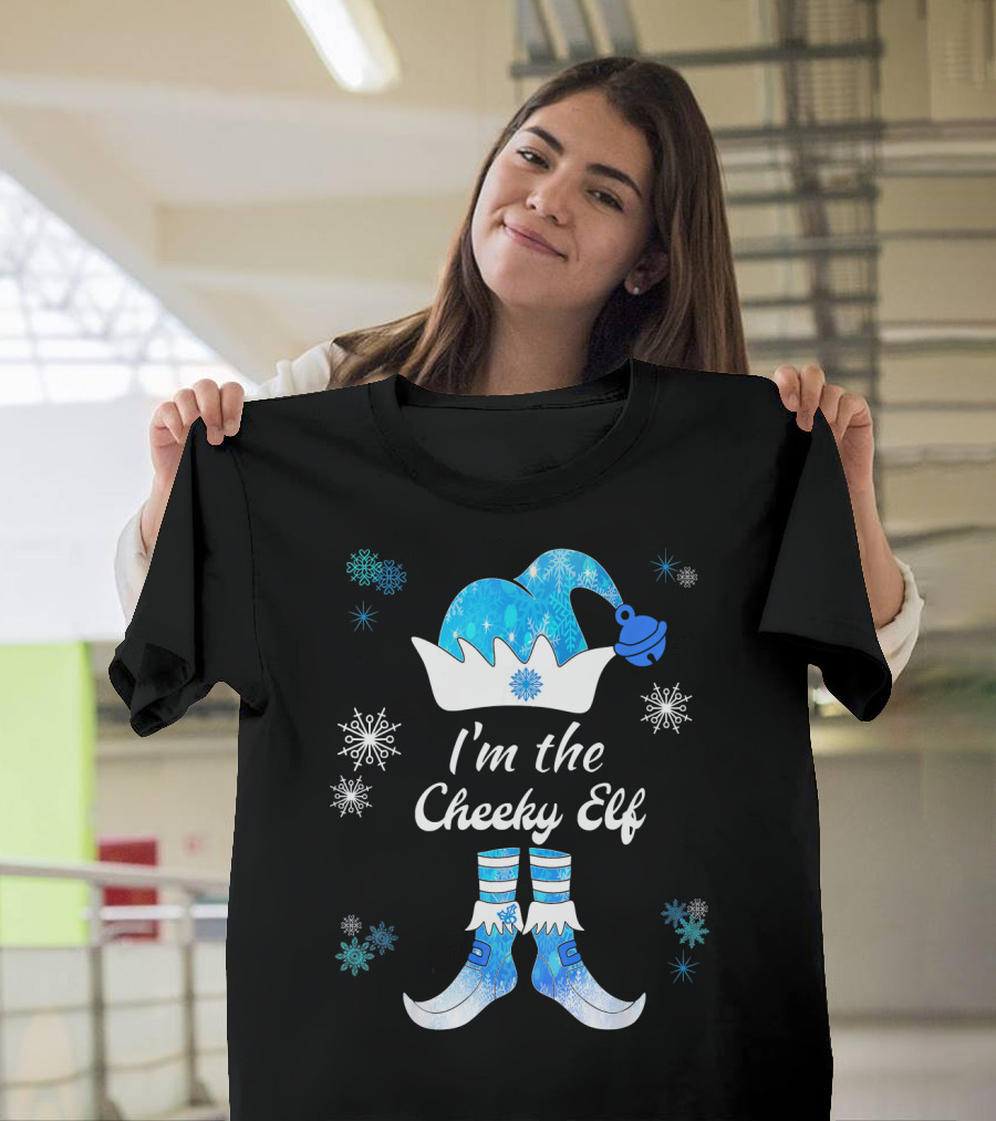 I'm The Cheeky Elf Snowflakes Family Matching Group T-Shirt