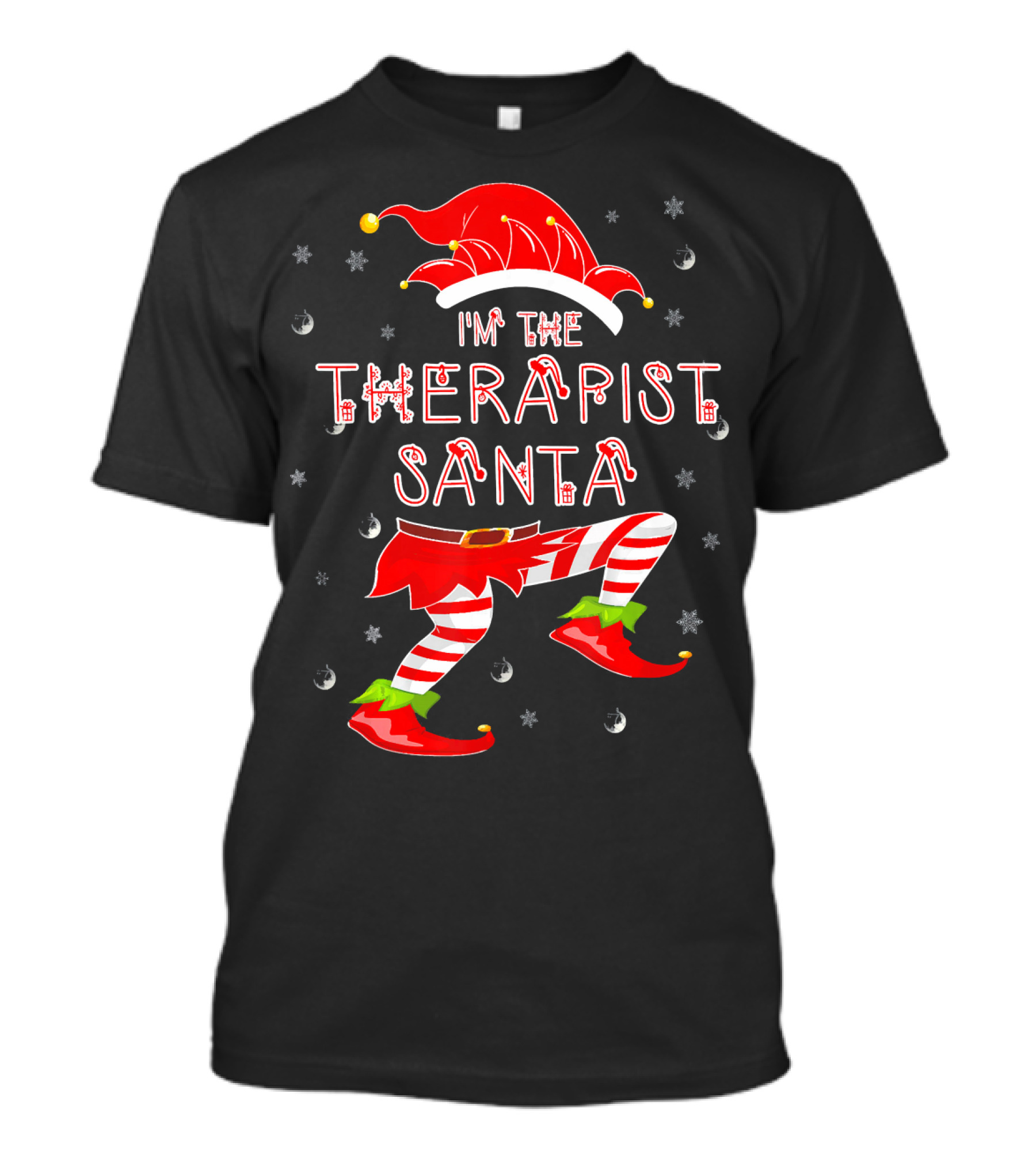 I'm The Therapist Santa Funny Elf T-Shirt