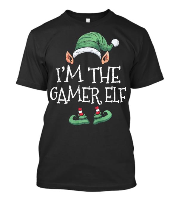 I'm The Gamer Elf Family Group Christmas T-Shirt