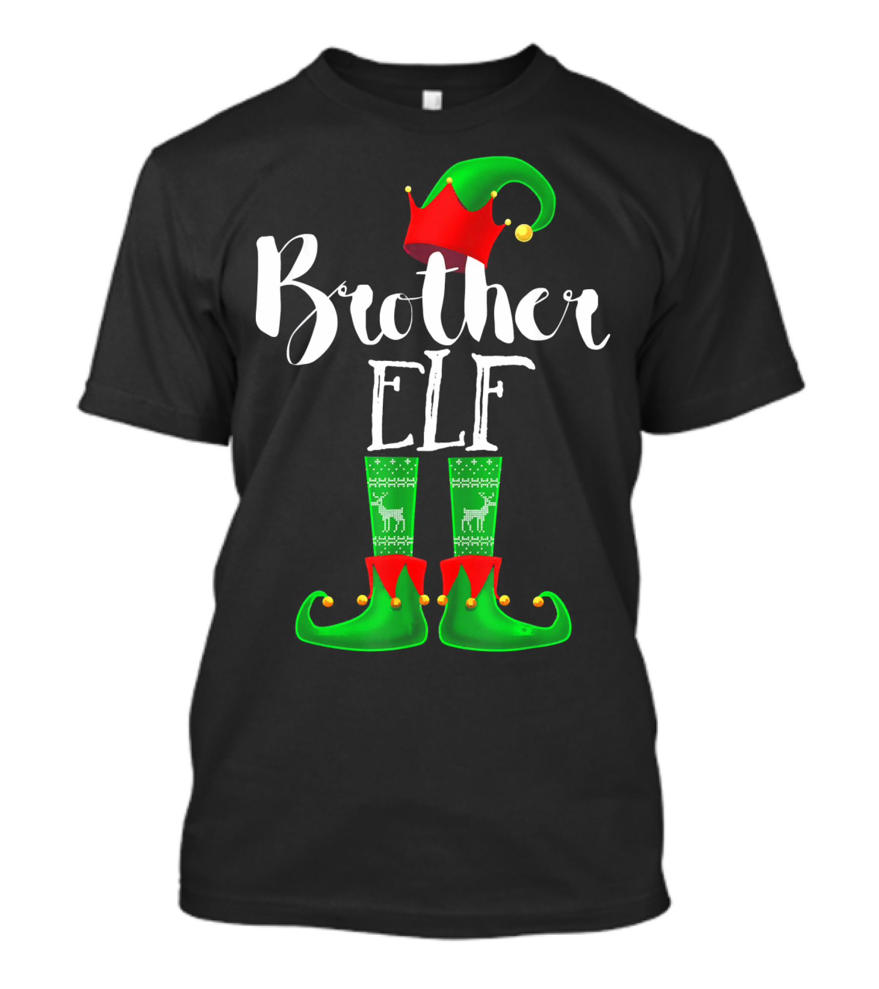 Brother Elf Matching Family Christmas T-Shirt