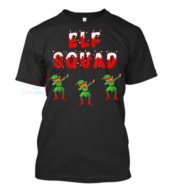Elf Squad Funny Christmas Dabb T-Shirt