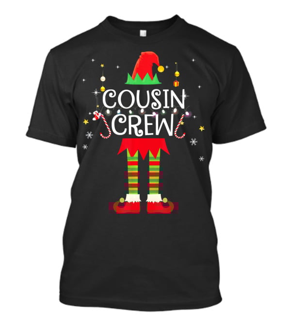 Cousin Crew Elf Holiday Matching Family T-Shirt