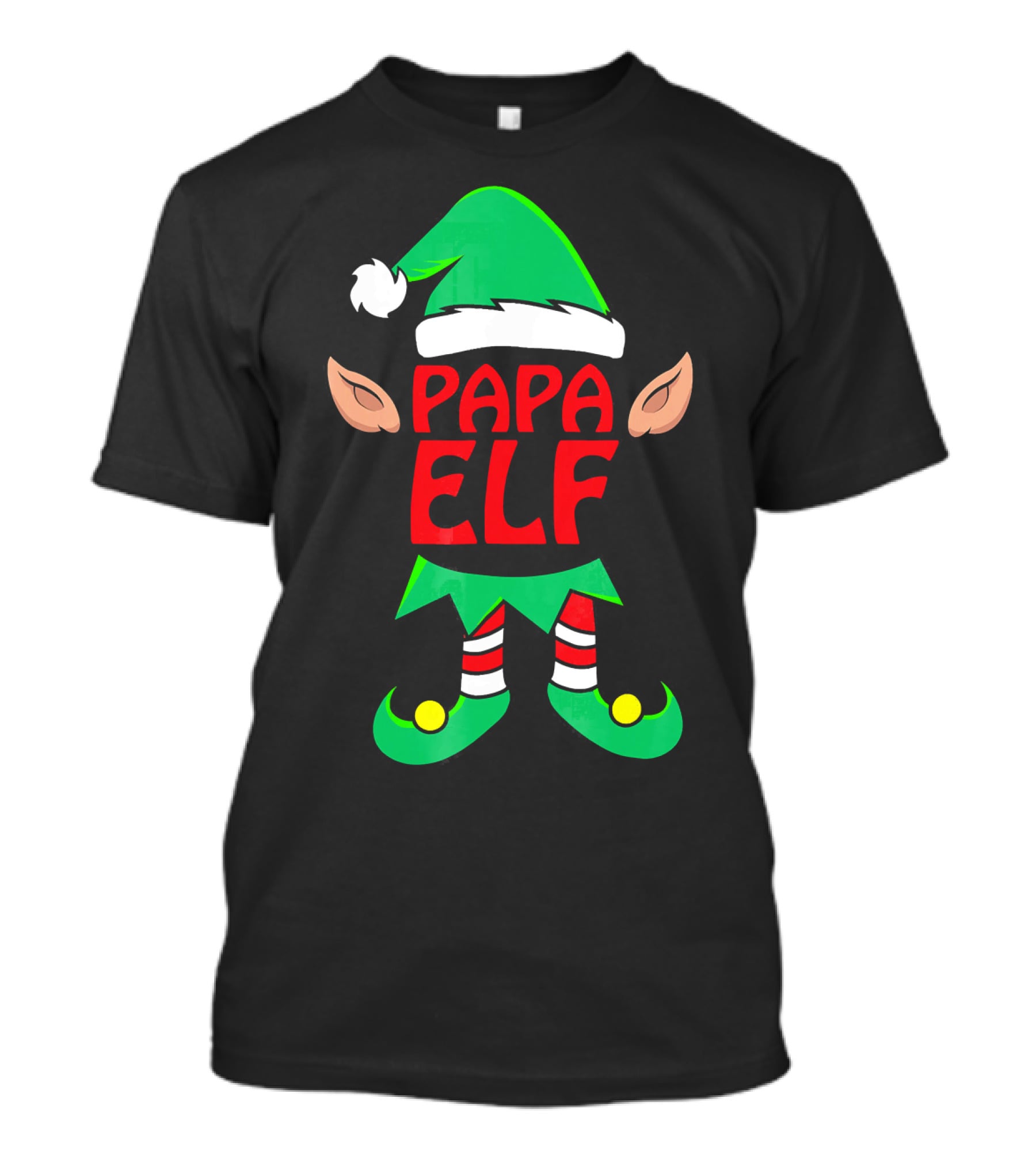 Papa ELF Family Christmas Costume T-Shirt