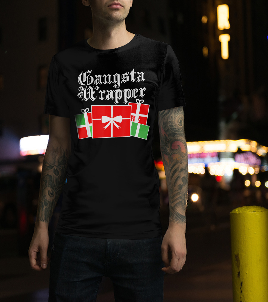 Gangsta Wrapper Christmas Gift Boxes T-Shirt