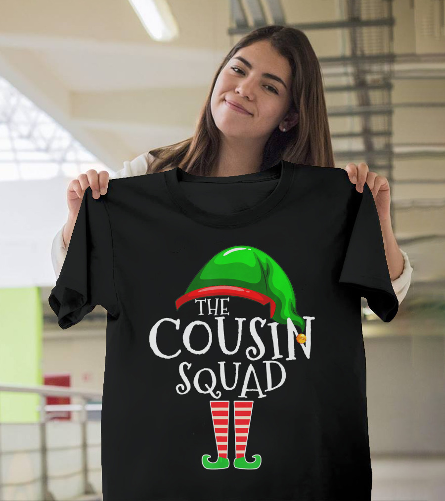 The Cousin Squad Elf Family Matching Group T-Shirt