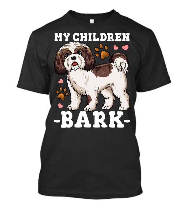 Shih Tzu Paw Heart Bark T-Shirt