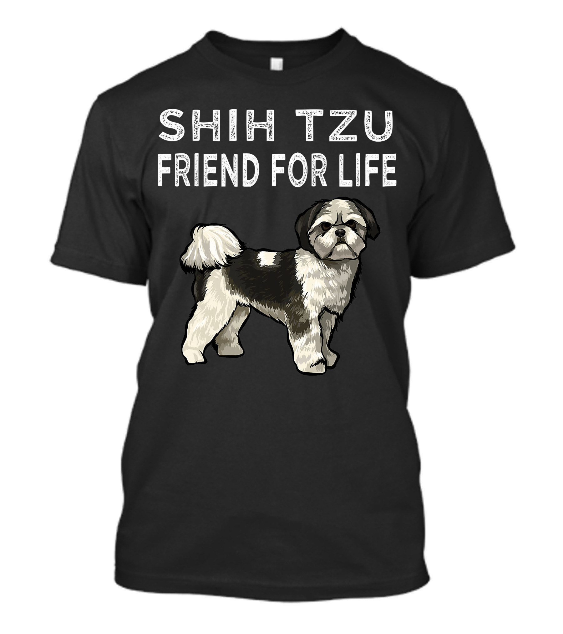 Shih Tzu Friend For Life Dog Friendship T-Shirt