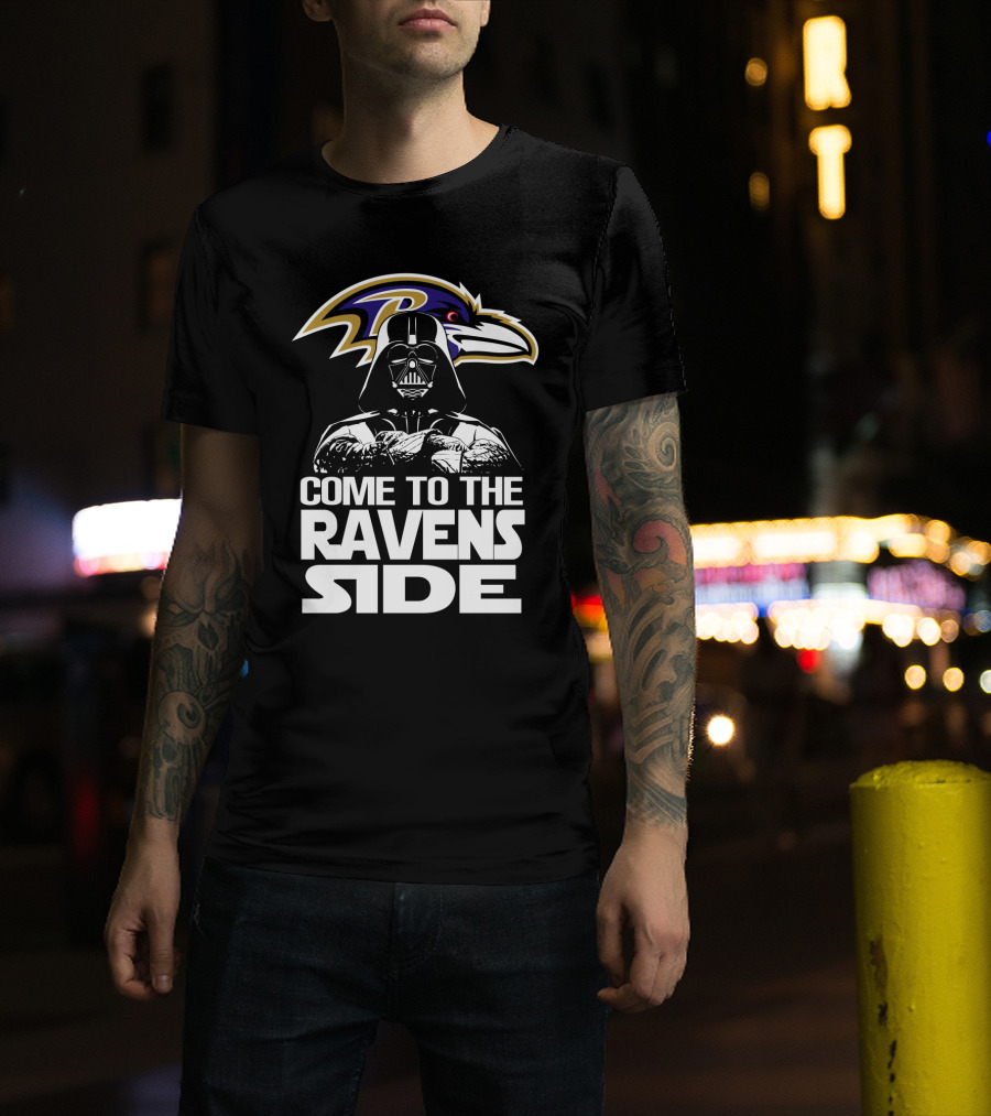 Come To The Ravens Side Baltimore Ravens T-Shirt