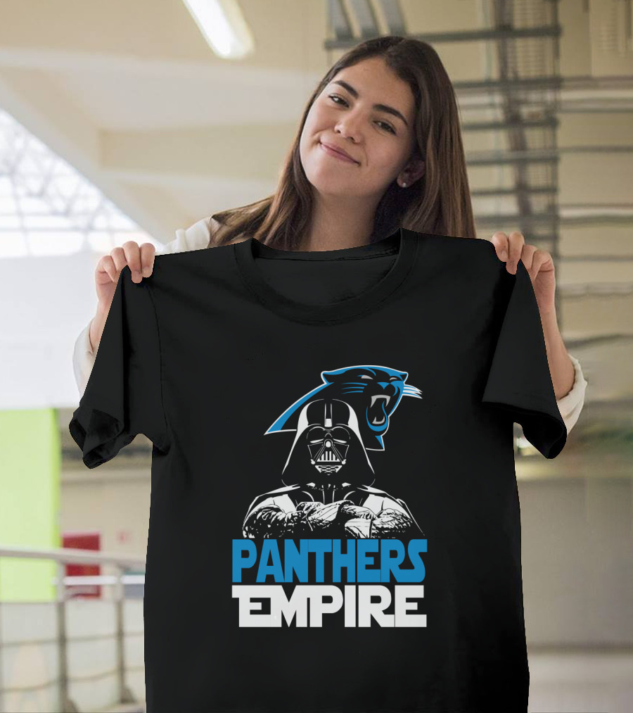 Panthers Empire Carolina Panthers Darth Vader T-Shirt