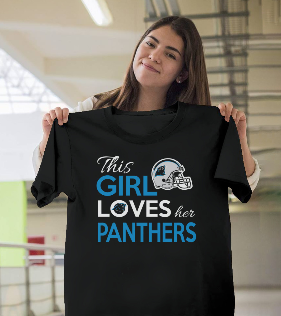 This Girl Loves Her Carolina Panthers T-Shirt