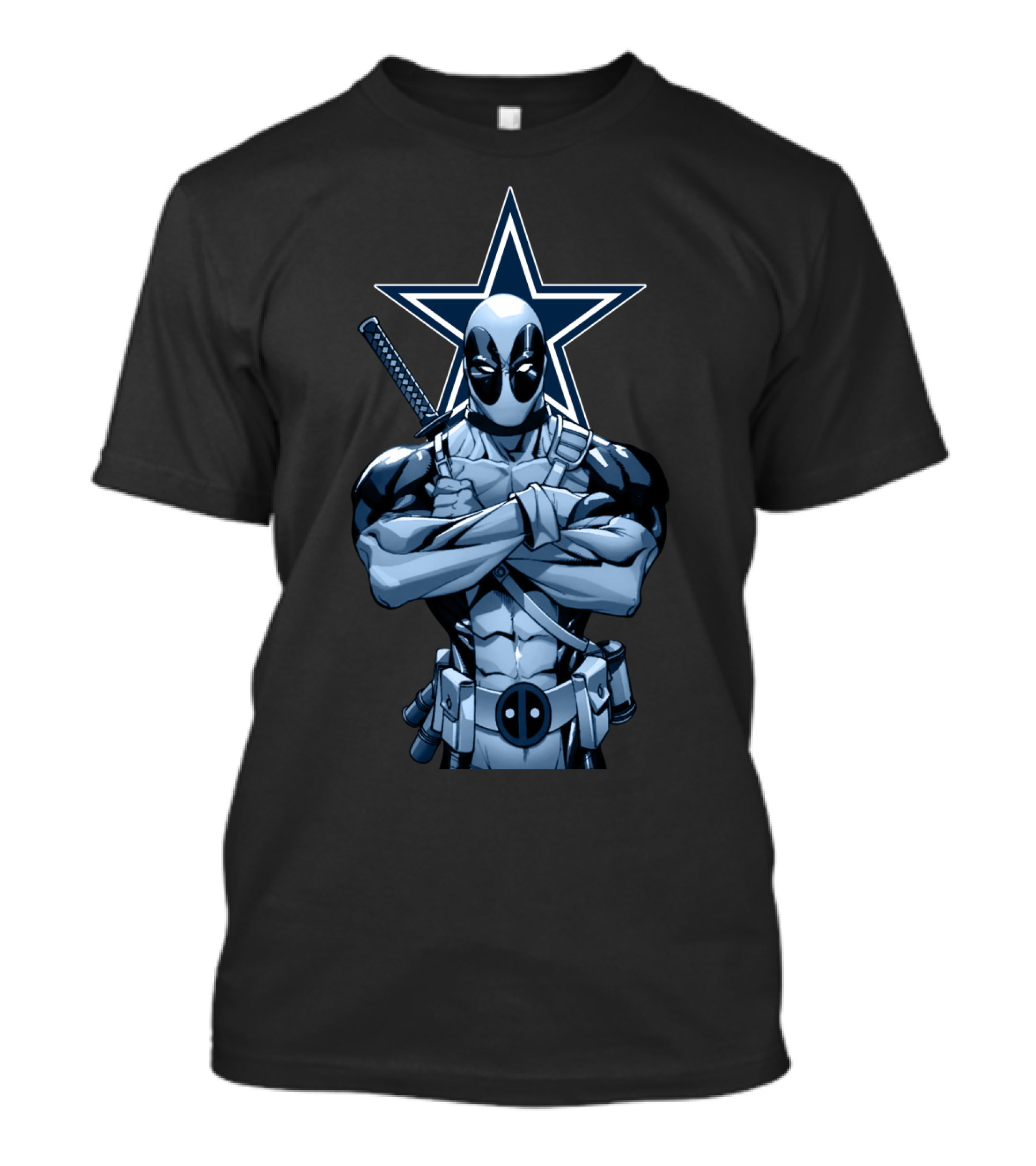 Deadpool Dallas Cowboys Star T-Shirt