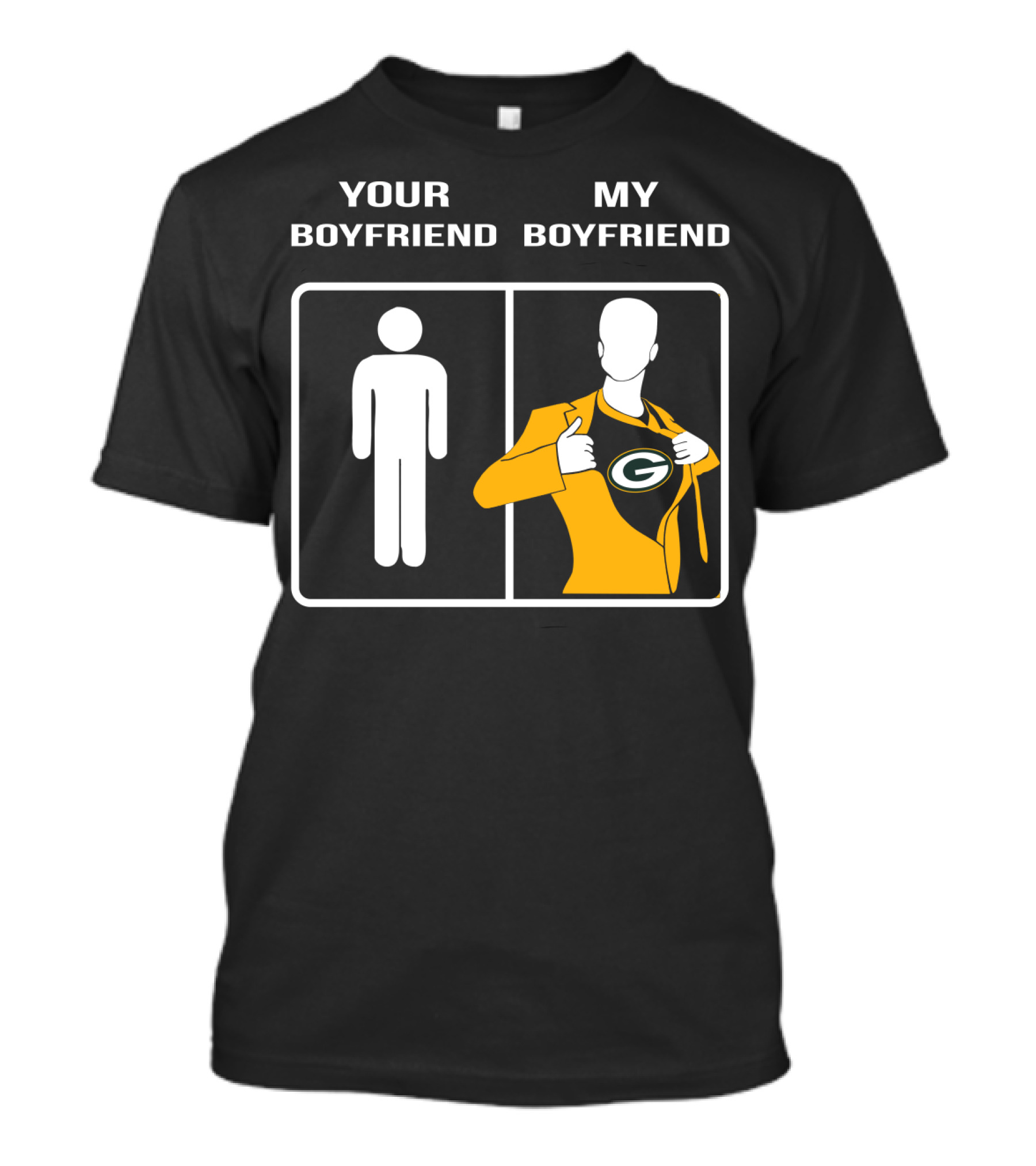 Your Boyfriend My Boyfriend Green Bay Packers T-Shirt