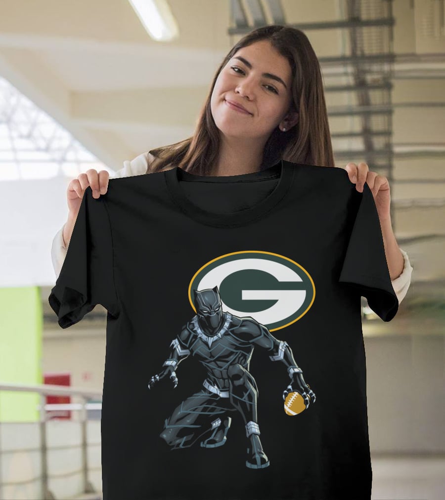 Green Bay Packers Football Superhero Crossover T-Shirt