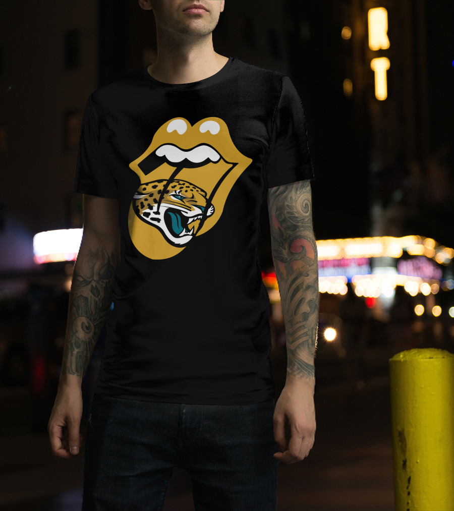 Jacksonville Jaguars Logo With Iconic Tongue T-Shirt
